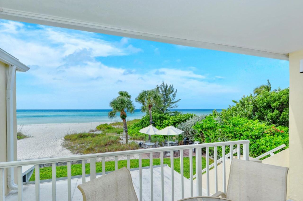 Laplaya 201C: Beachfront Corner Unit with Gulf Panorama Longboat Key Exterior photo