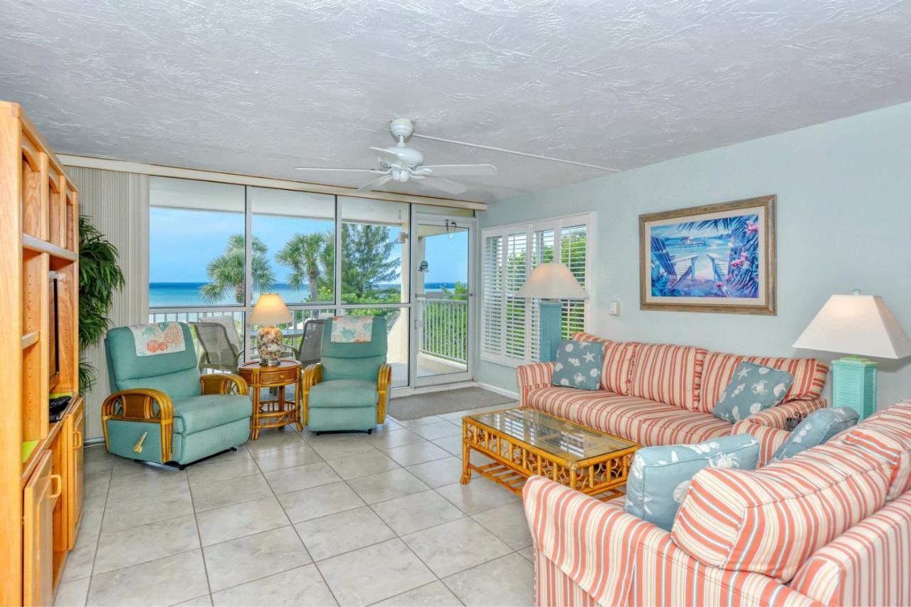 Laplaya 201C: Beachfront Corner Unit with Gulf Panorama Longboat Key Exterior photo